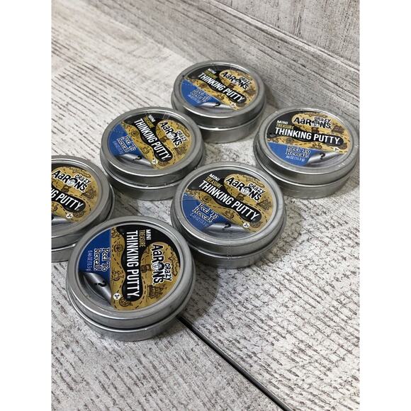 (6) Crazy Aarons Putty Peel Reveal Mini Treasure 2" 0.46oz - Picture 3 of 5